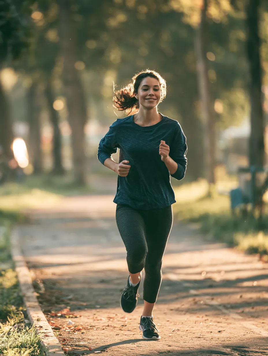 Woman jogging at sunrise — the relief of consolidated debt with one payment